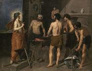 Diego Velazquez The Forge of Vulcan (df01) oil on canvas